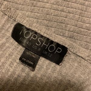 Topshop Tops - TopShop Grey Ribbed Crop Size M Topshop Tops - TopShop Grey Ribbed Crop Size M